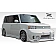 Extreme Dimensions Side Skirt - Primered Fiberglass Reinforced Plastic Black Set of 2 - 103318