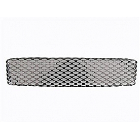 Street Scene Bumper Grille Insert Mesh Black Chrome Black Steel - 95076191