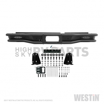 Westin Automotive Bumper Outlaw 1-Piece Design Steel Black - 5881025-3