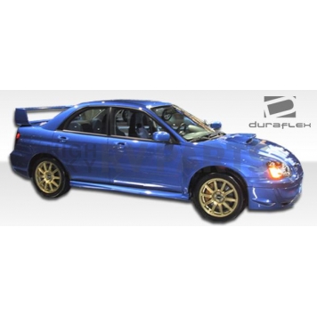 Extreme Dimensions Side Skirt - Primered Fiberglass Reinforced Plastic Black Set of 2 - 103187-3