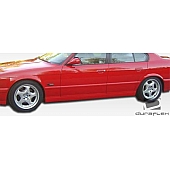 Extreme Dimensions Side Skirt - Primered Fiberglass Reinforced Plastic Black Set of 2 - 103206