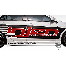 Extreme Dimensions Side Skirt - Primered Fiberglass Reinforced Plastic Black Set of 2 - 103943