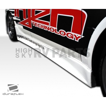 Extreme Dimensions Side Skirt - Primered Fiberglass Reinforced Plastic Black Set of 2 - 103943-8