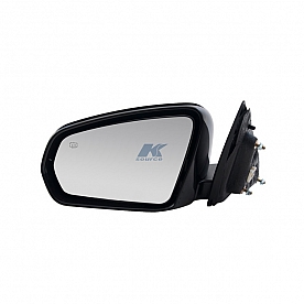 K-Source Exterior Mirror Power OEM Black Single - 60612C