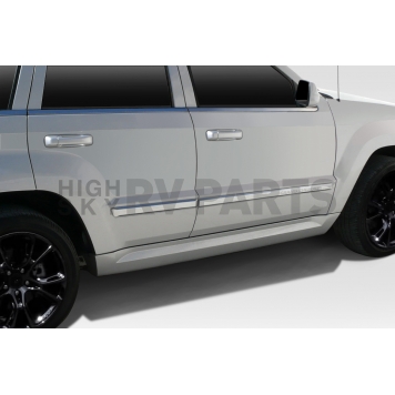 Extreme Dimensions Side Skirt - Primered Fiberglass Reinforced Plastic Black Set of 2 - 109588