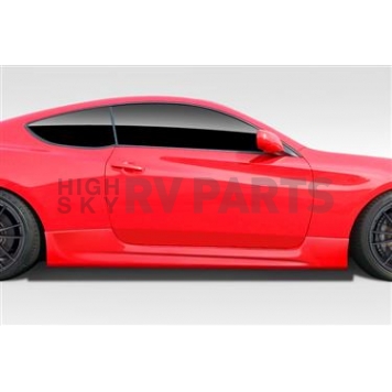 Extreme Dimensions Side Skirt - Primered Fiberglass Reinforced Plastic Black Set of 2 - 109595