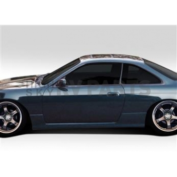 Extreme Dimensions Side Skirt - Primered Fiberglass Reinforced Plastic Black Set of 2 - 109554