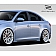 Extreme Dimensions Side Skirt - Primered Fiberglass Reinforced Plastic Black Set of 2 - 109503