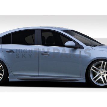 Extreme Dimensions Side Skirt - Primered Fiberglass Reinforced Plastic Black Set of 2 - 109503-4