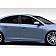 Extreme Dimensions Side Skirt - Primered Fiberglass Reinforced Plastic Black Set of 2 - 109503