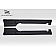 Extreme Dimensions Side Skirt - Primered Fiberglass Reinforced Plastic Black Set of 2 - 109297