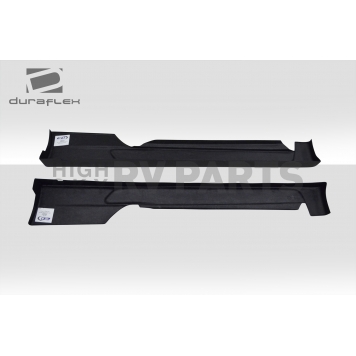 Extreme Dimensions Side Skirt - Primered Fiberglass Reinforced Plastic Black Set of 2 - 109297-2