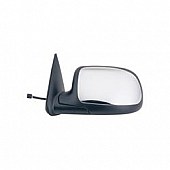 K-Source Exterior Mirror Electric OEM Silver Single - 62028G