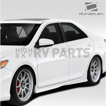 Extreme Dimensions Side Skirt - Primered Fiberglass Reinforced Plastic Black Set of 2 - 109341-3