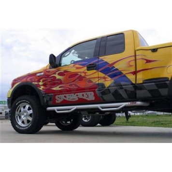 N-Fab Nerf Bar 3 Inch Steel Round - F0473QCTX