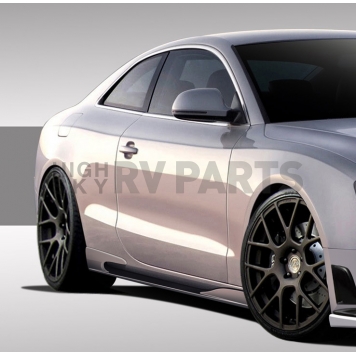 Extreme Dimensions Side Skirt - Primered Fiberglass Reinforced Plastic Black Set of 2 - 109346-4
