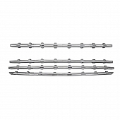 Coast To Coast Grille Insert - Chrome Plated ABS Plastic - GI157