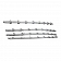 Coast To Coast Grille Insert - Chrome Plated ABS Plastic - GI157