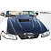 Extreme Dimensions Hood - Gloss Carbon Fiber Black - 102722