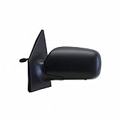 K-Source Exterior Mirror Manual Remote OEM Black Single - 70586T