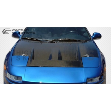 Extreme Dimensions Hood - Gloss Carbon Fiber Black - 103005-4