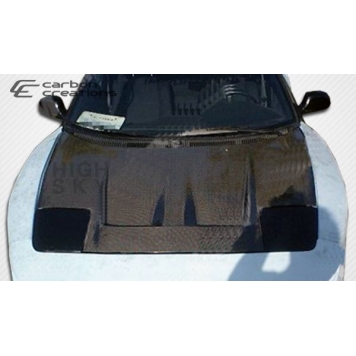 Extreme Dimensions Hood - Gloss Carbon Fiber Black - 103005-8