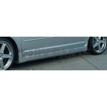 Street Scene Side Skirt - Bare Urethane Black Set of 2 - 95070753