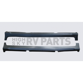 Street Scene Side Skirt - Bare Urethane Black Set of 2 - 95070753-1