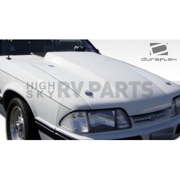 Extreme Dimensions Hood - Primered Fiberglass Black - 103014-9
