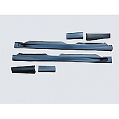 Street Scene Side Skirt - Bare Urethane Black Set of 6 - 95070813