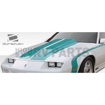 Extreme Dimensions Hood - Primered Fiberglass Black - 103015