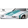 Extreme Dimensions Hood - Primered Fiberglass Black - 103015