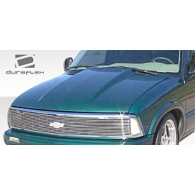 Extreme Dimensions Hood - Primered Fiberglass Black - 103017