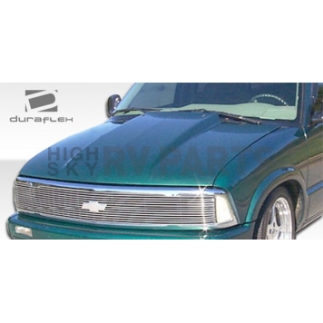 Extreme Dimensions Hood - Primered Fiberglass Black - 103017