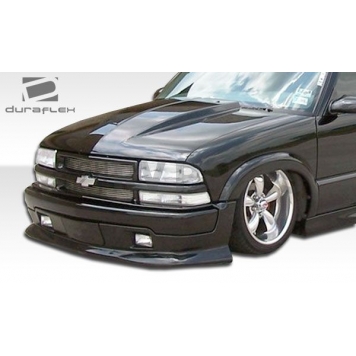 Extreme Dimensions Hood - Primered Fiberglass Black - 103017-1