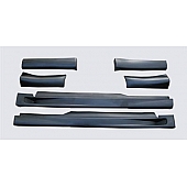 Street Scene Side Skirt - Bare Urethane Black Set of 6 - 95070824