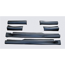 Street Scene Side Skirt - Bare Urethane Black Set of 6 - 95070824