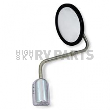 Velvac Exterior Mirror  Round Stainless Steel - 716915