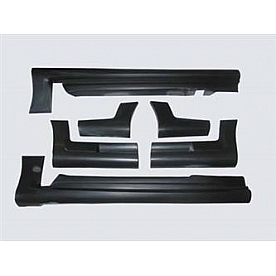 Street Scene Side Skirt - Bare Urethane Black Set of 6 - 95070840