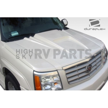 Extreme Dimensions Hood - Primered Fiberglass Black - 102432-5