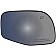 Help! By Dorman Exterior Mirror Glass Rectangular Power Single - 56307