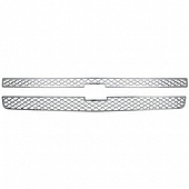 Coast To Coast Grille Insert - Chrome Plated ABS Plastic - GI40