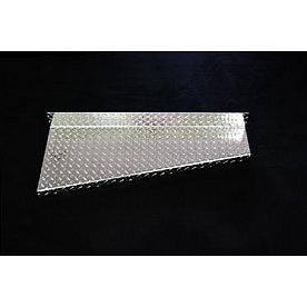Owens Products Running Board - Box Board Aluminum Silver Diamond Plate - OC9436DX