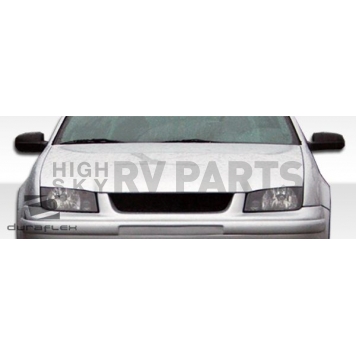 Extreme Dimensions Hood - Primered Fiberglass Black - 102186-3