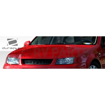 Extreme Dimensions Hood - Primered Fiberglass Black - 102186-4