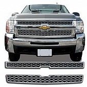 Coast To Coast Grille Insert - Chrome Plated ABS Plastic - GI46