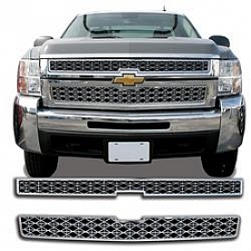 Coast To Coast Grille Insert - Chrome Plated ABS Plastic - GI46