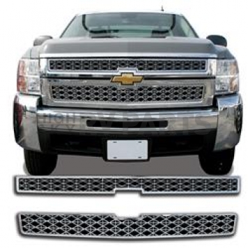 Coast To Coast Grille Insert - Chrome Plated ABS Plastic - GI46