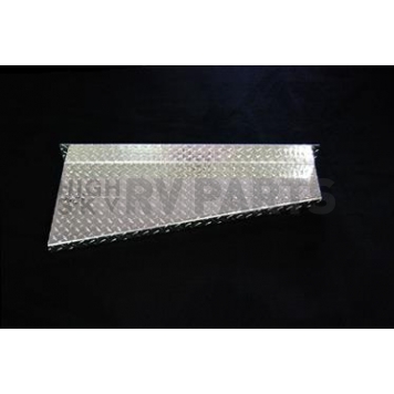 Owens Products Running Board - Box Board Aluminum Silver Diamond Plate - OC9438DX