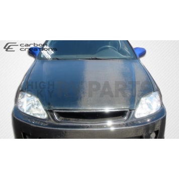 Extreme Dimensions Hood - Gloss Carbon Fiber Black - 102066-2